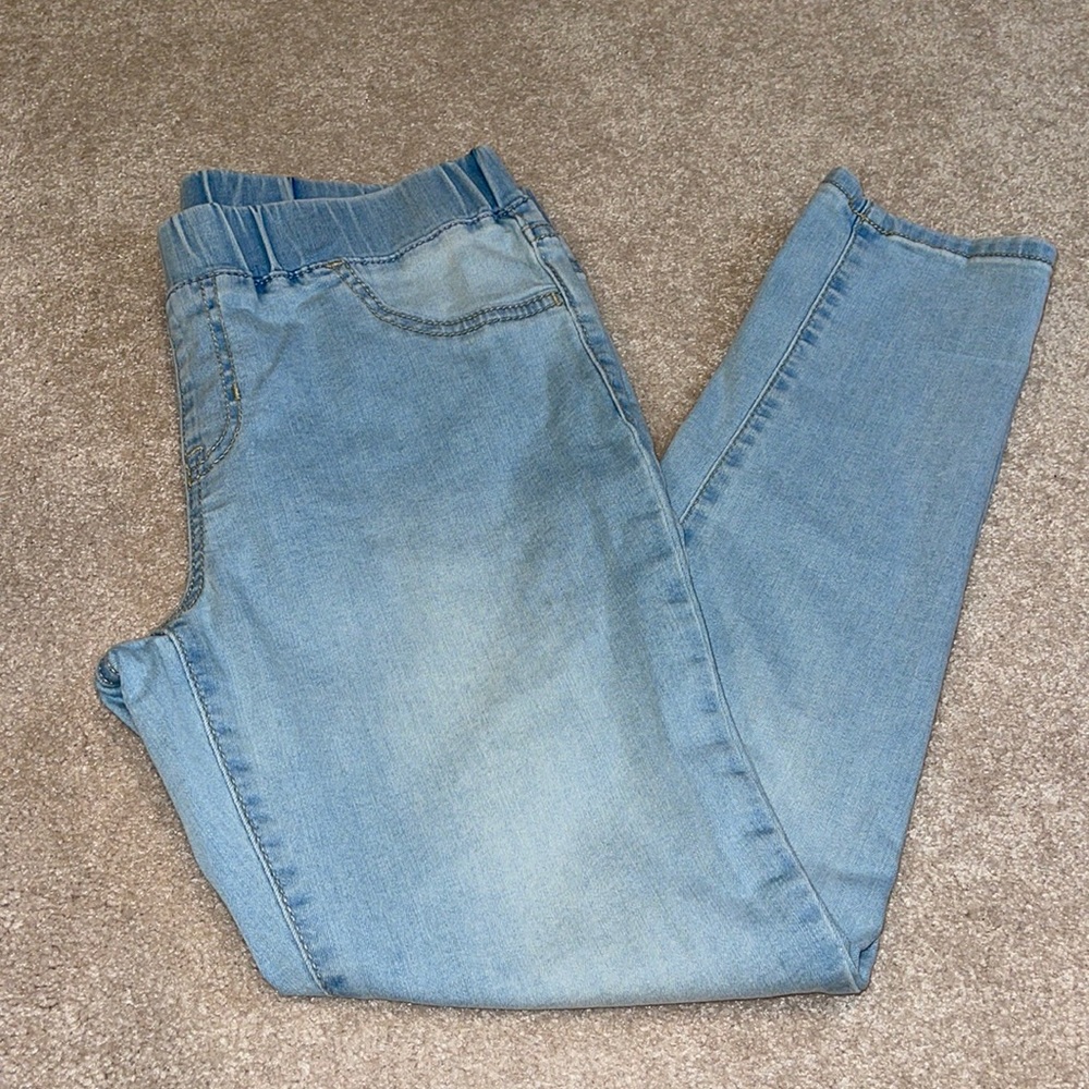 Cat & Jack Pull On Light Denim Jeggings Girls Size 14